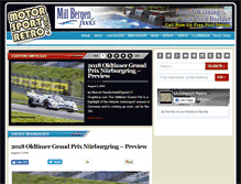 Tablet Screenshot of motorsportretro.com